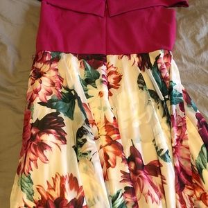Beautiful Eliza J floral High Low dress